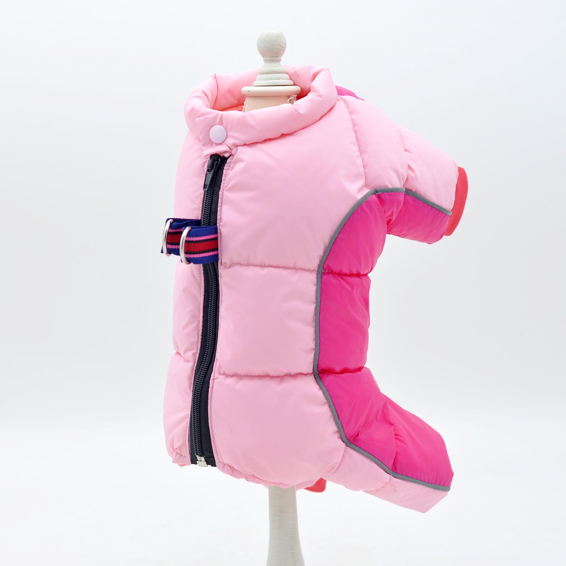 

Одежда для собак, Зимняя одежда, Теплая пуховая хлопковая куртка для собак, Четырехлапый зимний комбинезон для маленьких собак, Зимняя куртка, Верхний слой.