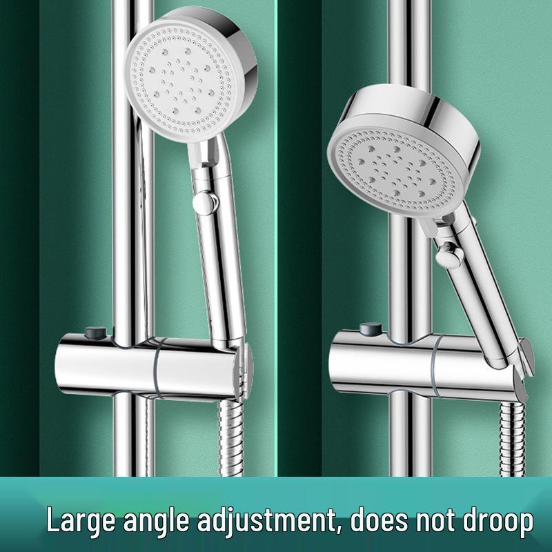 Adjustable 304 Stainless Steel Shower Head Holder & Storage Rack