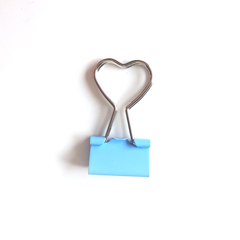 

Macaron Color Heart Long Tail Clip - Hot Selling Small Hollow Morandi Design 2CM*3.5CM