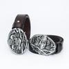 Trendy Men's Retro Cowhide Leather Belt - Genuine Casual Style for Trousers