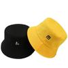 Women's Double-Sided Smiley Face Bucket Hat - Sun Protection, Korean Style, Embroidered, Large Brim