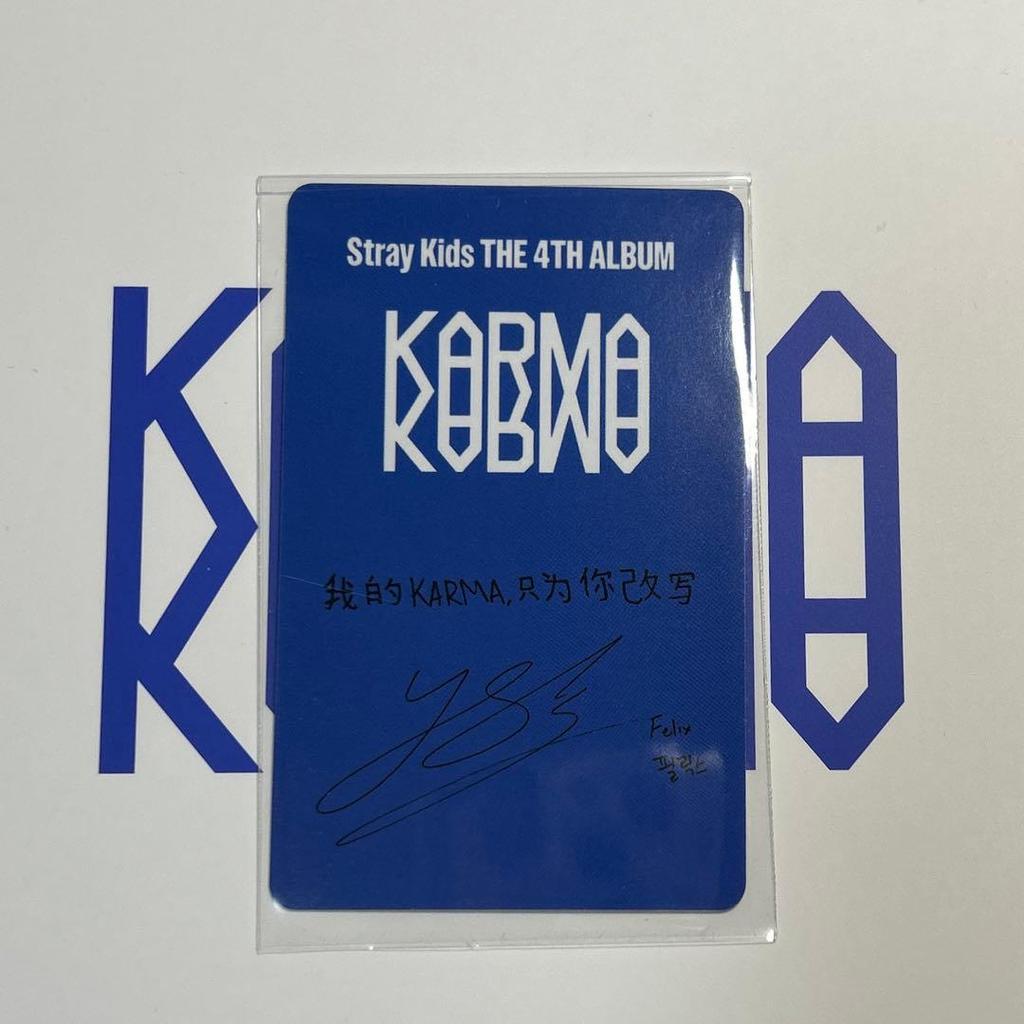 [USED] Stray Kids KARMA KMS Trading Card Felix