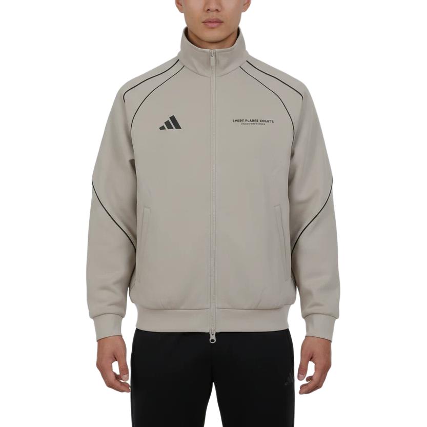 Adidas Sports Fitness Stand Collar Zipper Long Sleeve Jacket Men jackets IB6968 M