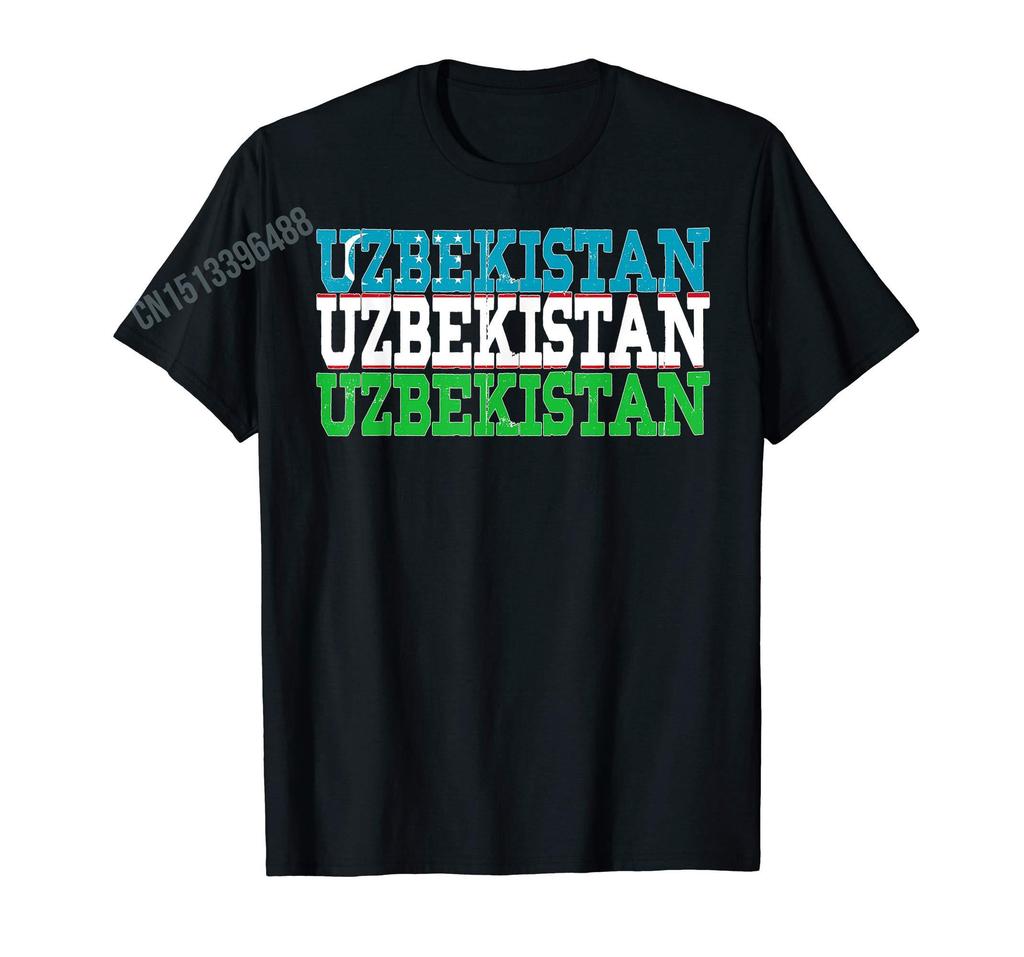 Men Women T Shirt More Design Uzbekistan Uzbek Tashkent Xumo Flag TShirt Tops 100 Cotton  Tees