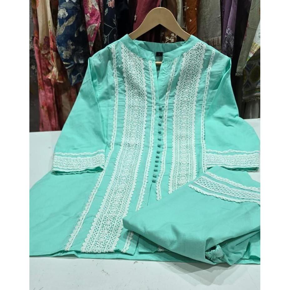 Women Designer Tunic Kurta Pant Cord Set Indian Pakistani Party Wear Kurti SC-2263