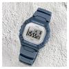 Casio DIGITAL Series - Square Fashion Trend Sports Quartz Movement Resin Strap Japanese and Korean Watch Men's Watch Gray Dial W-218HC-2AV