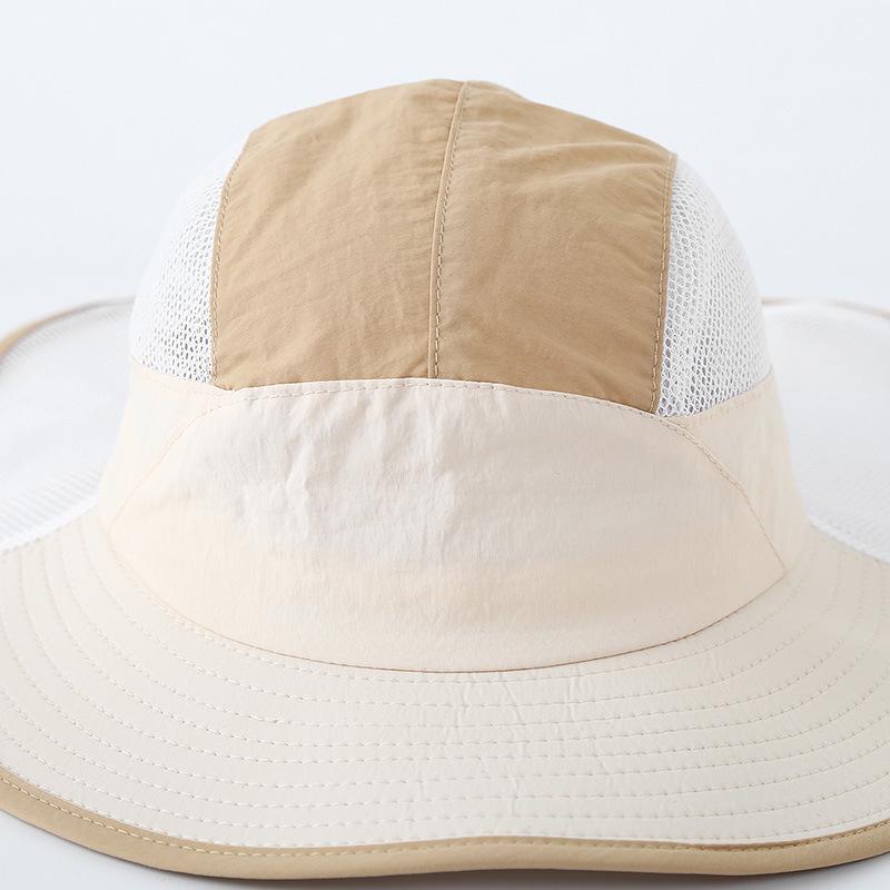 Summer Breathable Mesh Sun Hat for Kids - Wide Brim UV Protection