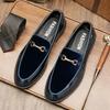 Herren Klassische Vintage Slipper Bequeme Leder Niedrige Business Casual Schuhe Hochzeitsschuhe Für Männer Luxusschuhe