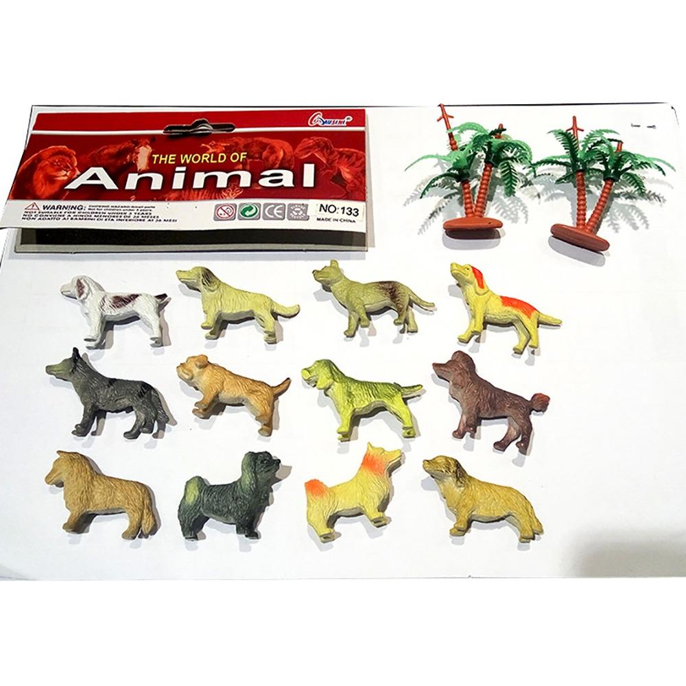 12PCS Multicolor Mini Dinosaur Action Figure Mini Realistic Model Safari Animal Toys  Early Learning
