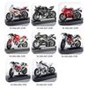 Cross-border Alloy Motorcycle Model: Racing Toy with Sliding Linkage Parts