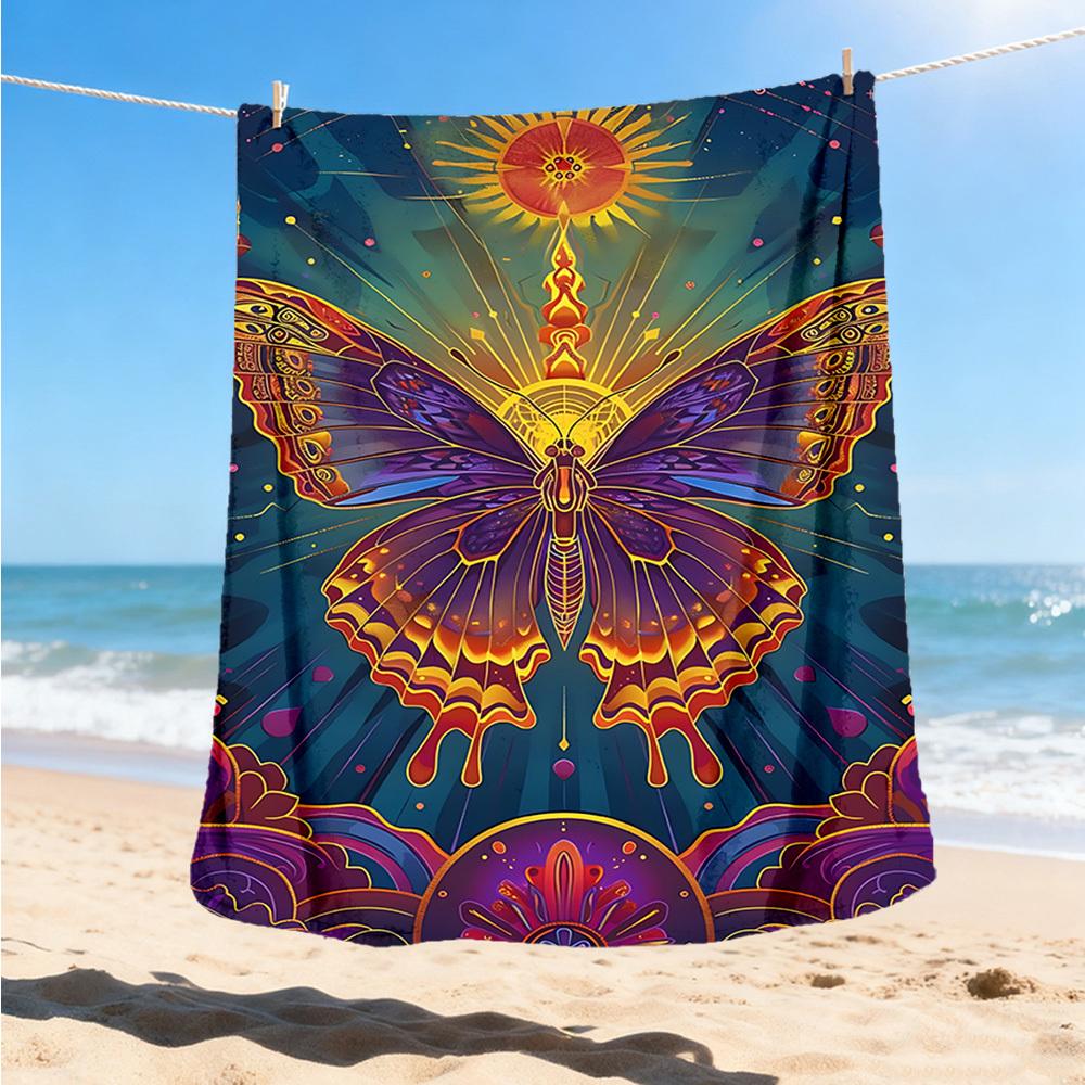1pc Heartbeat Roses Outdoor Flannel Throw Blanket Soft, Cozy, Warm All Season, Machine Washable,