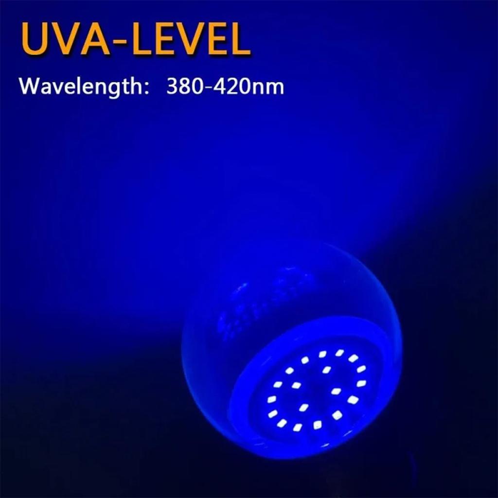 A19 Black Light Led Bulb 9W Globe Lamp Atmosphere 395NM Home Lampe Decorative White/Black Shell Glow 110v/220v 400NM 360 Club Uv
