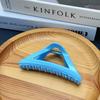 New Silicone Soft Clip Claws for Women Triangle Nti-Collision Back Head Hair Clip Hair Accessories Safe Design Daily Wear