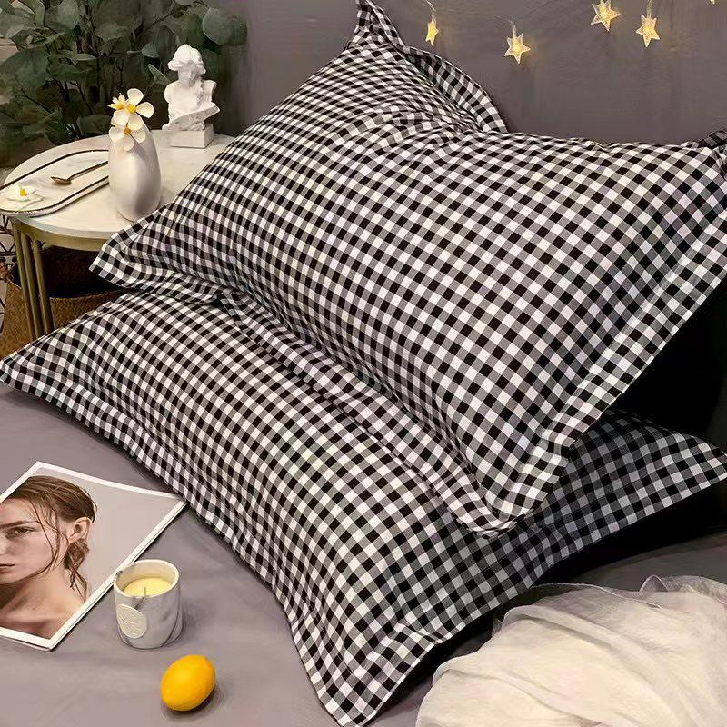 Four Seasons Stain-Resistant Pillowcase, 48x74cm, Breathable Student Dormitory Single Pillowcase, 40x60