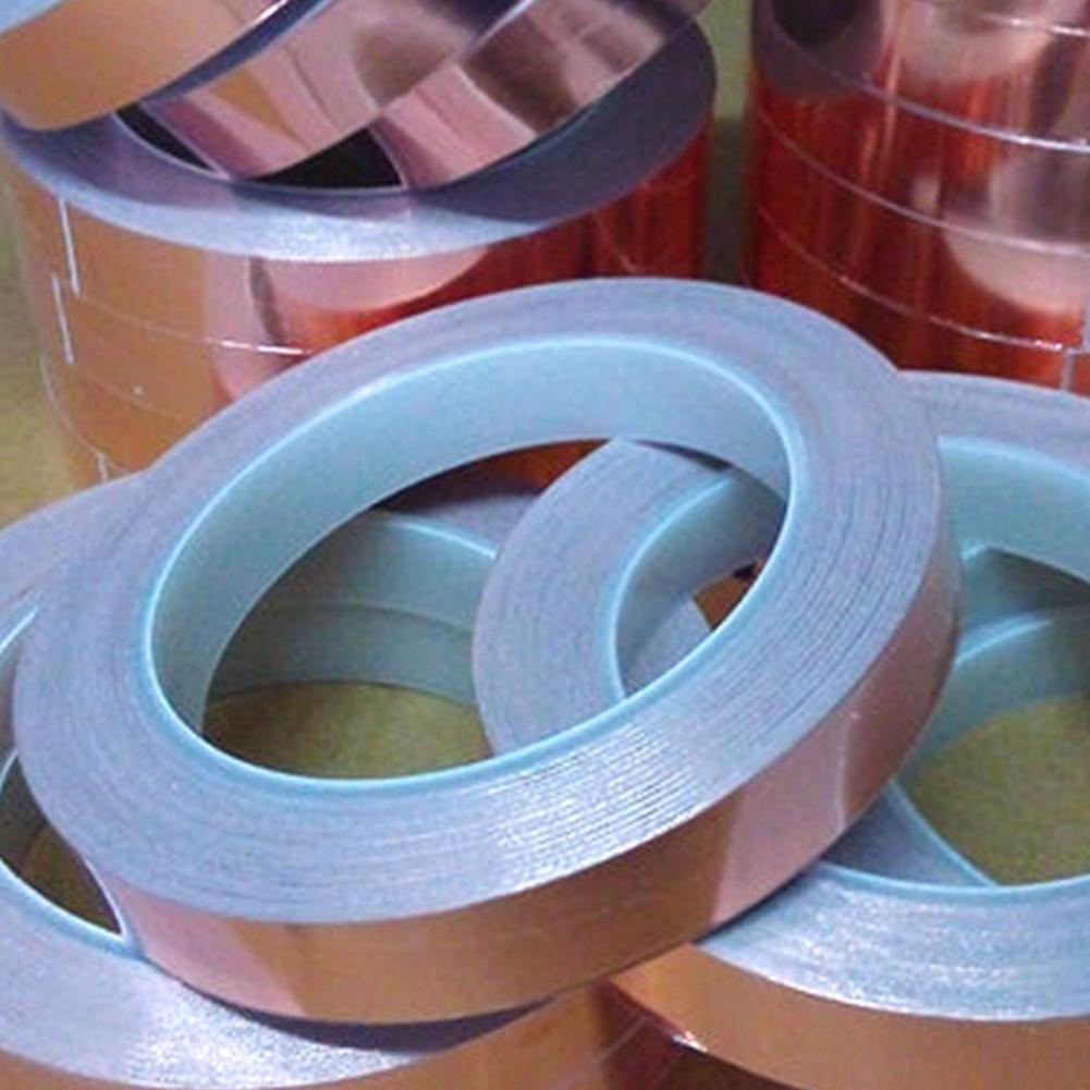Copper Tape Against Snails 30/50/70mm Self-Adhesive Shielding Tape Self-Adhesive Snail Repellent Snail Trap for Plant Protection
