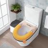 Soft Toilet Seat Cushion Zipper Design Washable Toilet Cushion Cute Closestool Mat  Daily Use