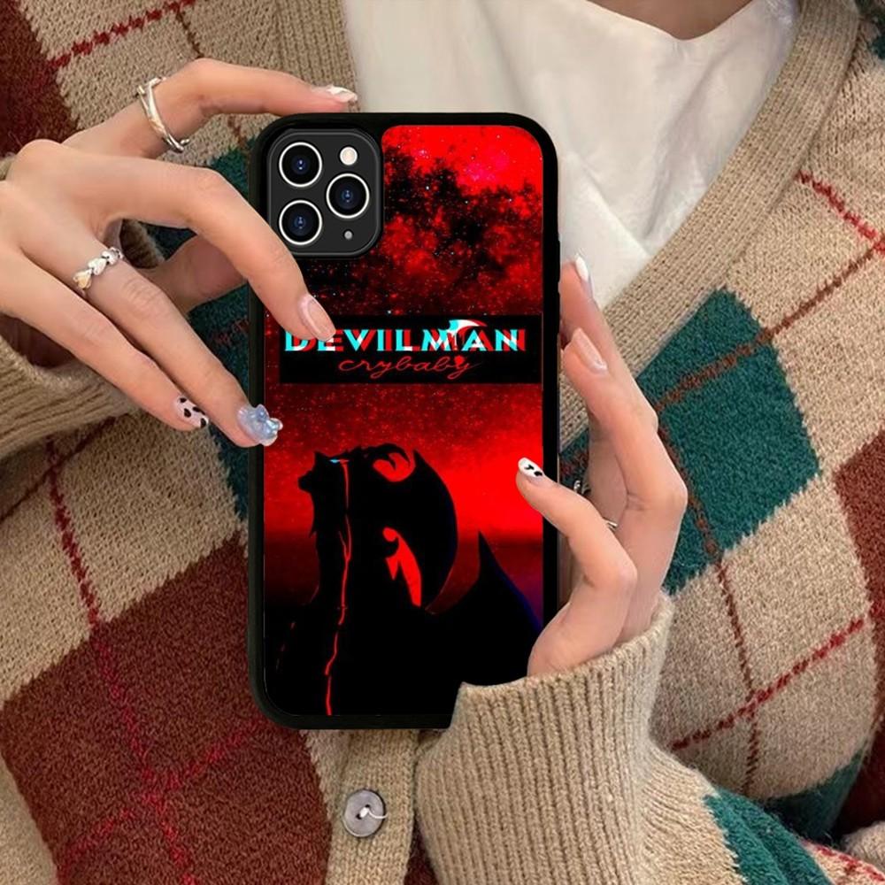 Anime D-Devilman C-Crybaby Phone Case Silicone PC+TPU For For IPhone 11 12 13 14 15 16 Plus Pro Max Cover