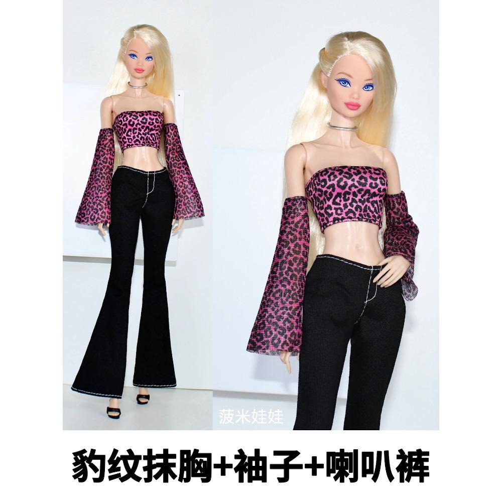 Hot pink clothes set / top + coat + skirt / 30cm doll clothing suit outfit for 1/6 Xinyi FR ST OB BB Doll / dollhouse toy