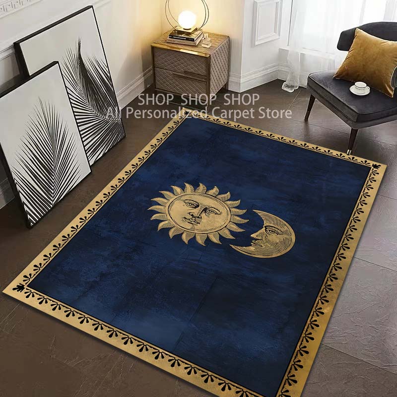 Mehrere Größen Drachen Spielkarten Bedruckter Teppich für Wohnzimmer Schlafzimmer Sofa Heimdekoration Rutschfeste Bodenmatte Moderner Teppich