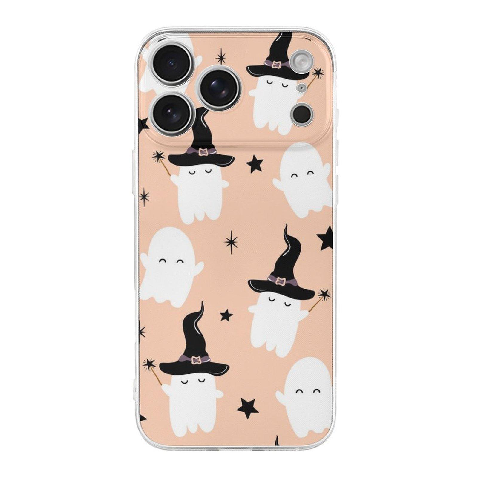 

1 Pack For Iphone 17/17Air/17Pro/17ProMax Flexible TPU Clear Case With Anti-Fingerprint Body, Lens Bezel, Shock Corners And Soft Buttons IPHONE-17ProMax белый