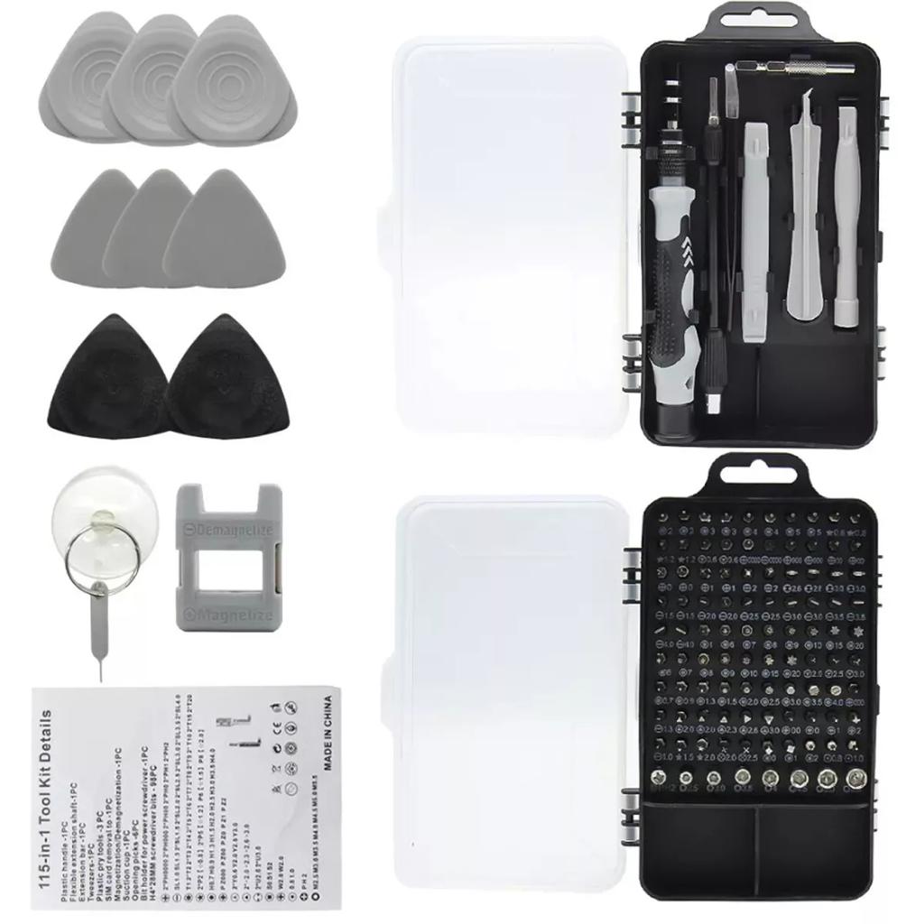 115 In 1 Precision Screwdriver Set Magnetic Torx Hex Screw Driver Bits Professional Repair Tool Kit Suitable for Various Repairs