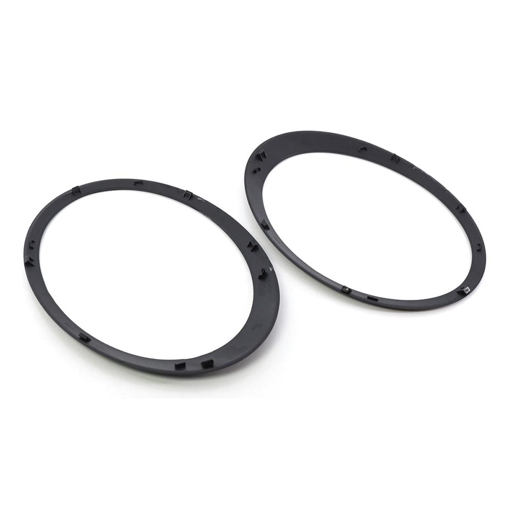 Headlight Trim Ring Left+Right For Mini Cooper R55 R56 2007-2015 Glossy Black