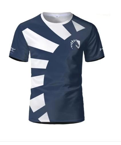 New Liquid Team Men's T-Shirt Esports Game Uniform 3D Printed Short Sleeve T-Shirt T-Shirt Summer Breathable Boys