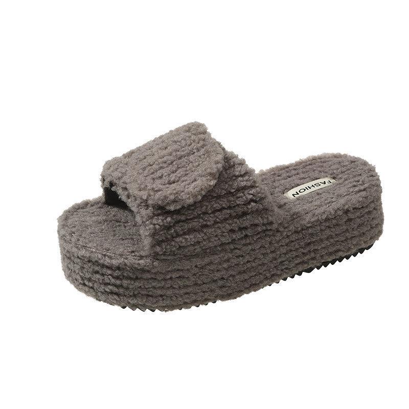 Niedliche und stilvolle Hausschuhe mit dicker Sohle für Mädchen