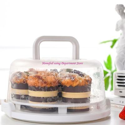  Convenient Cake Carrying Box Container with Handle for Parties and Gatherings