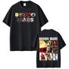 Bruno Mars 2026 Romantic Album World Tour T-shirt Unisex Hip Hop Harajuku Style Loose Plus Size Casual Short Sleeve Top Women And Men T-shirt