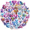 50 Pink Little Elephant Stickers New Cartoon Children's Kindergarten Children's Room Cute Pink Little Elephant