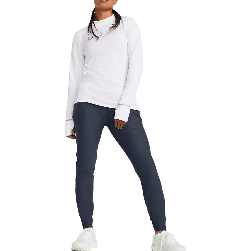 Under Armour Qualifier ColdGear Long Sleeve Fitness Top Women Tops White 1379343-100