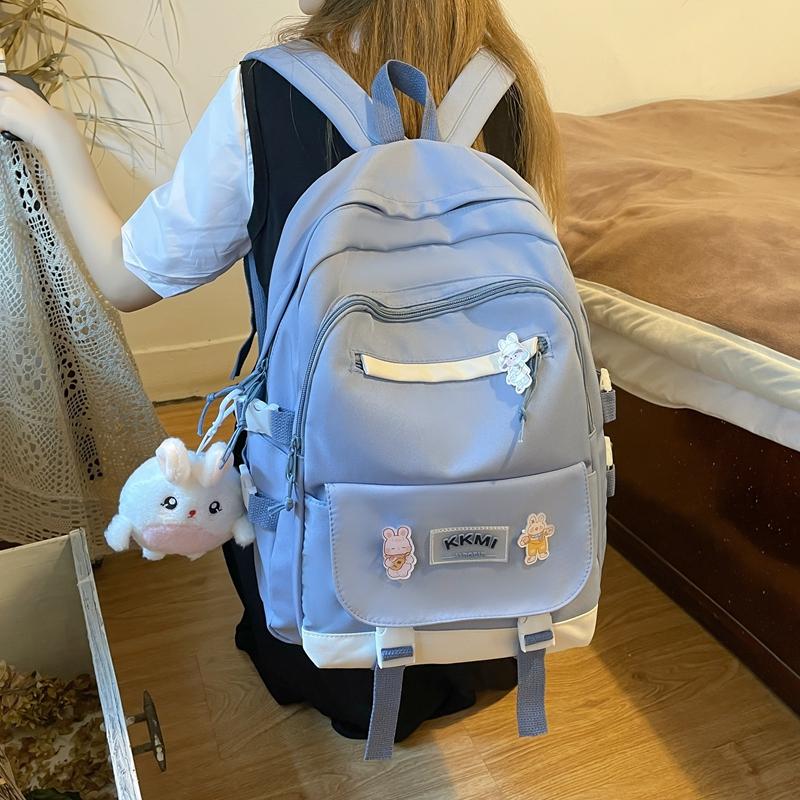 

Простой рюкзак большой емкости, студенческий школьный модный рюкзак