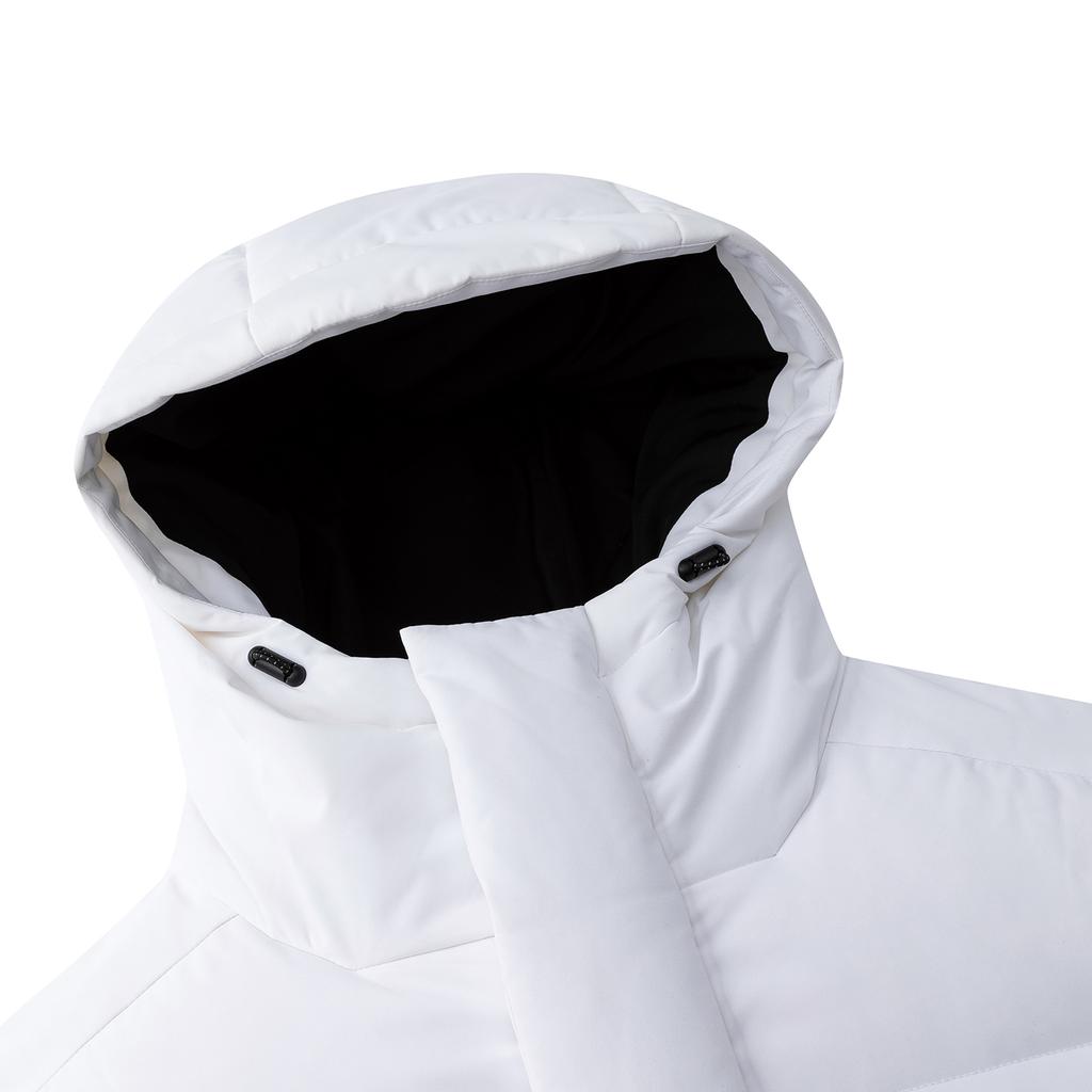 ANTA Down Jackets Men's Pure White 1 Hooded Thickened 952617901-1