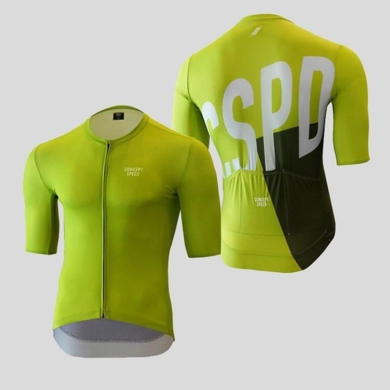 CSPD Men Women's Milk Silk Short-sleeved Cycling Clothes Breathable Bicycles Mountain Bikers Road Tops
