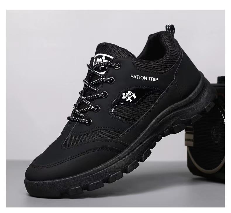 Men's Waterproof Non-Slip Hiking Shoes - Durable, Stylish, All-Season Footwear for Outdoor Walking