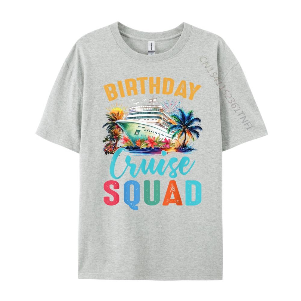 Birthday Cruise Squad 2024 Cruise Birthday Party Celebration Funny T Shirts Sale Birthday