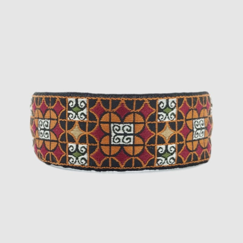 LALA Ethnic Lattice Hairband P-BROWN