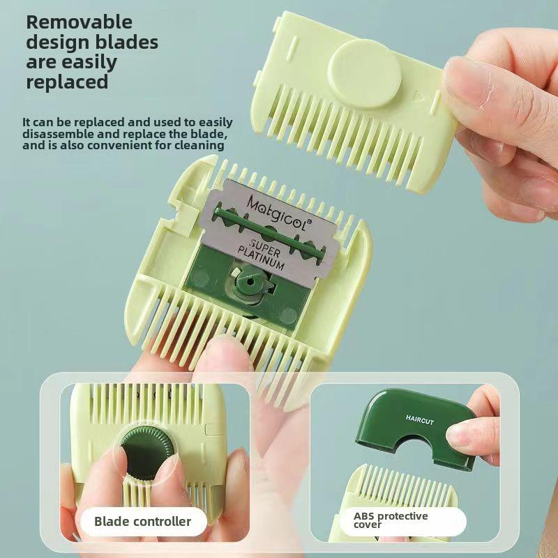 

Многофункциональная расческа-триммер для девочек: Инструмент для секущихся кончиков, прореживания и подравнивания