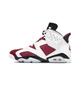 Air Jordan 6 Retro Carmine Red White Black Bordeaux (Men's) CT8529-106
