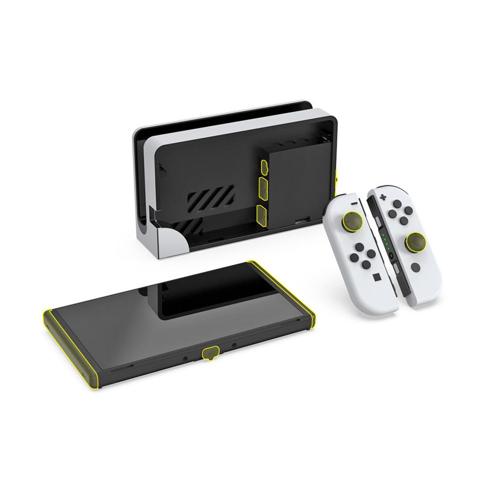 14 STÜCKE/Set Silikon Staubdichte Stecker Port-Stecker Kratzschutz Staubschutzhülle für Nintendo Switch OLED Spielkonsolen-Zubehör