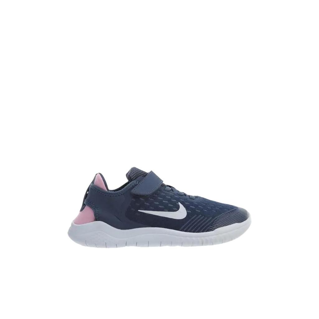 Nike Free RN 2018 PS Diffused Blue Kids Sneakers White AH3455-402