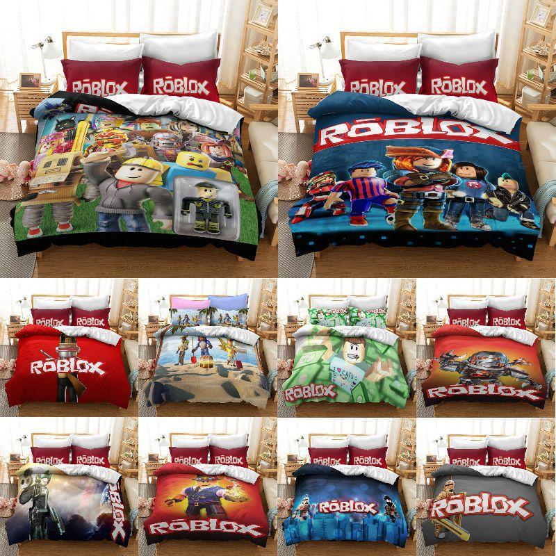 3d Printed Game Roblox Bedding Set Quilt Cover Pillow Shame Us Uk King Queen