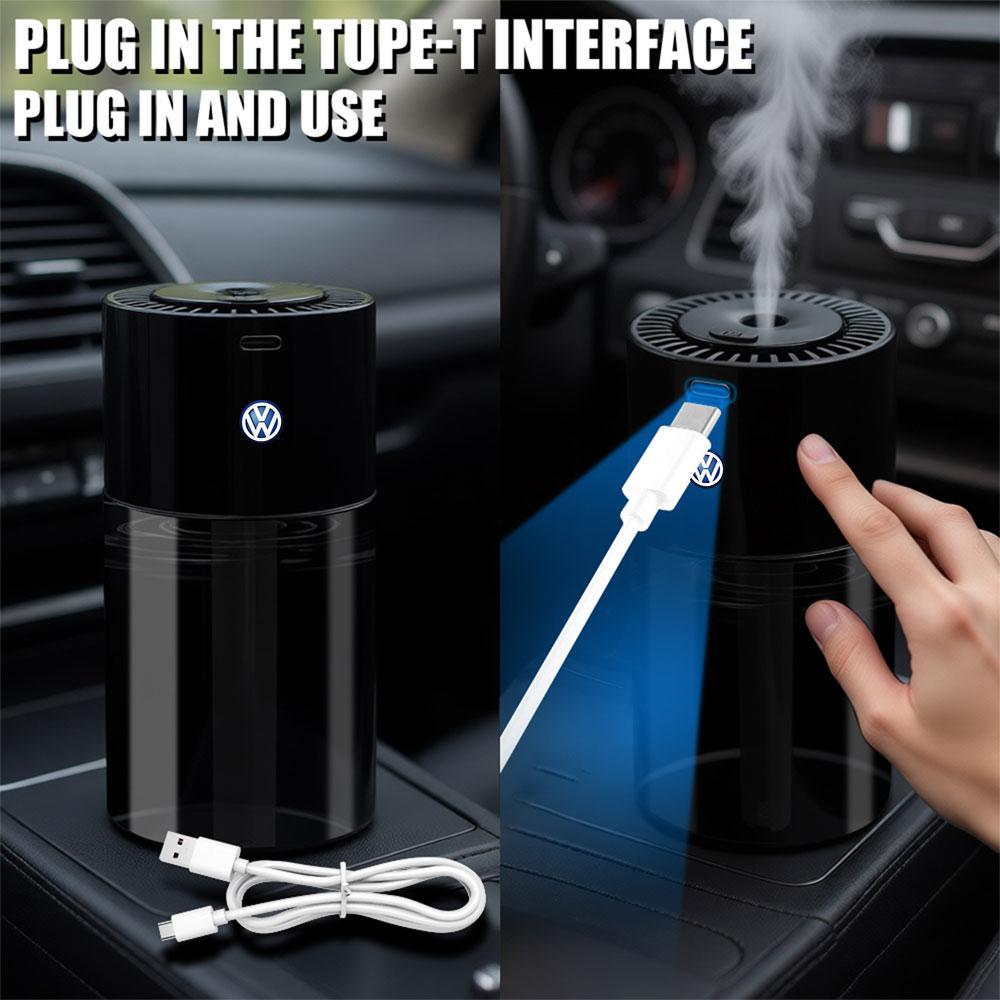 Smart Air Humidifier USB Electric Aroma Diffuser Aromatherapy Mist Maker Valve For VW Golf 7 5 4 6 Passat Rline Car Accessories tf66