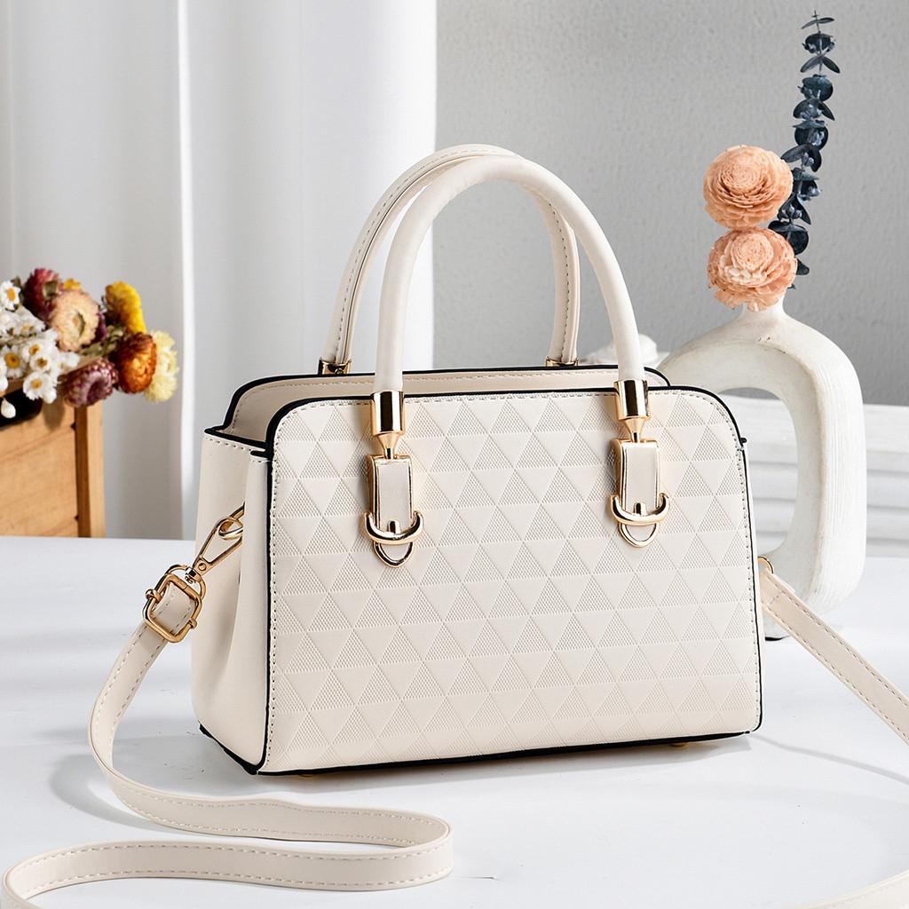IELGY All-Match Commuter Handbag Fashion Trendy One-Shoulder Cross-Body Large-Capacity Tote Bag