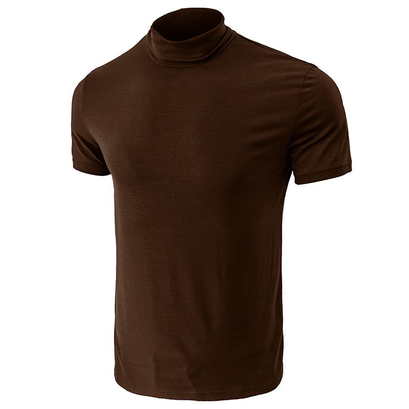 Men’s Short Sleeve Mock Neck T-Shirt
