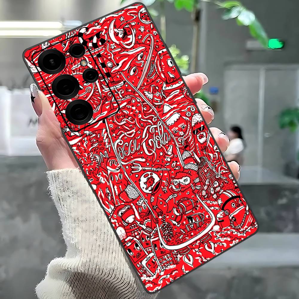 Coca-cola Vintage Handyhülle Für Samsung S 24 Fe 25 Ultra Plus 20 Lite 21 30 22 23 24 22 Ultra 5G Fundas