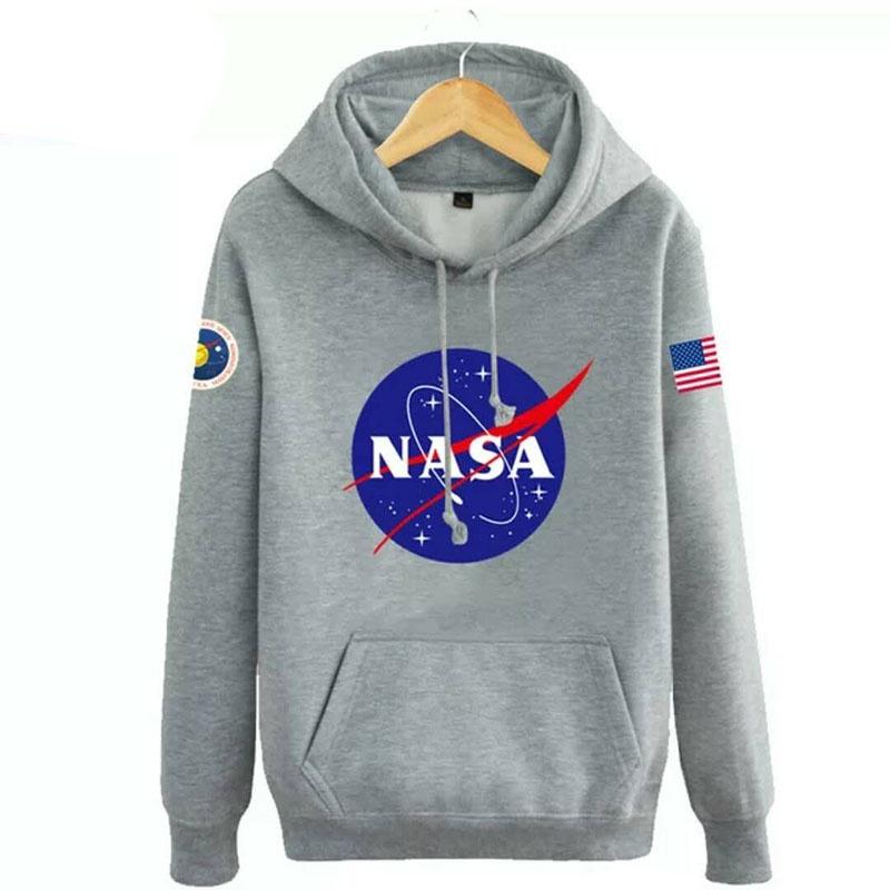 Mens Nasa Space Hoodie Pullover Warm Soft Breathable Casual Outwear Sweatshirt