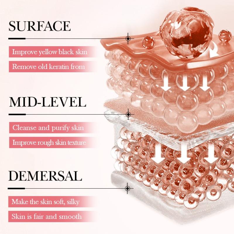Himalayan Powder Salt Scrub SADOER Pore Cleansing Body Scrub