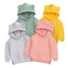 Unisex Kids' Fleece Hoodie: Korean Style Thickened Sweatshirt for Autumn/Winter 2026
